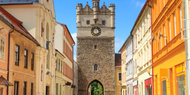 Jihlava (Iglau) Old City Gate, Moravia, Czech Republic